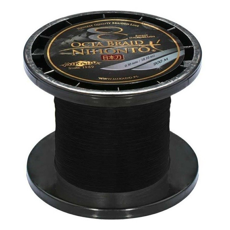 Plecionka Mikado Nihonto Fine Braid 300m - 0,14mm czarny Plecionka Mikado Nihonto Fine Braid 300m - 0,14mm czarny