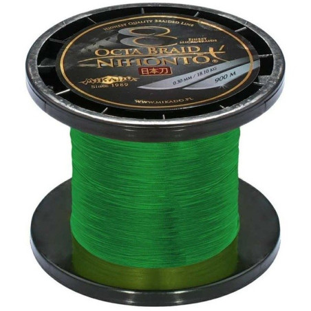 Plecionka Mikado Nihonto Fine Braid 300m - 0,16mm zielony