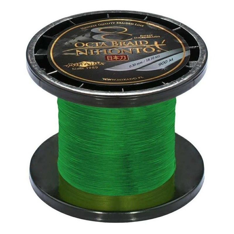 Plecionka Mikado Nihonto Fine Braid 300m - 0,25mm zielony Plecionka Mikado Nihonto Fine Braid 300m - 0,25mm zielony