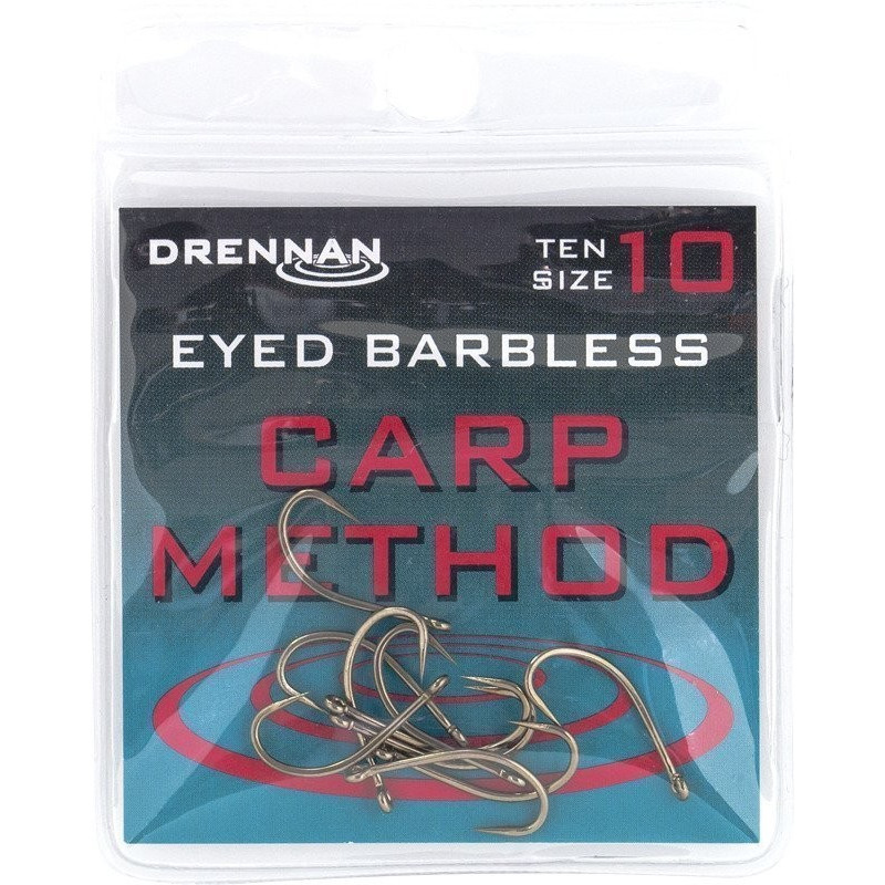 Haczyki Drennan Carp Method bezzadziorowe hak 18 Haczyki Drennan Carp Method bezzadziorowe hak 18