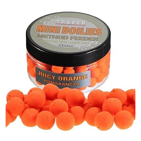 Kulki proteinowe Traper do methody 80g - 9mm Truskawka Kulki proteinowe Traper do methody 80g - 9mm Truskawka