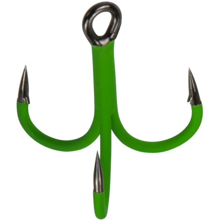 Haki sumowe A-Static Treble 6X Hooks hak 4/0 Madcat