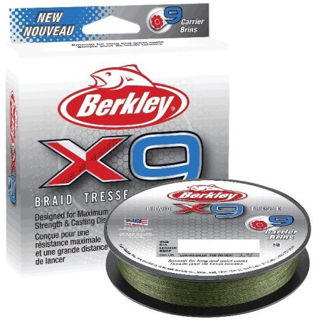 Plecionka Berkley X9 Braid Low Vis Green 150m Plecionka Berkley X9 Braid Low Vis Green 150m