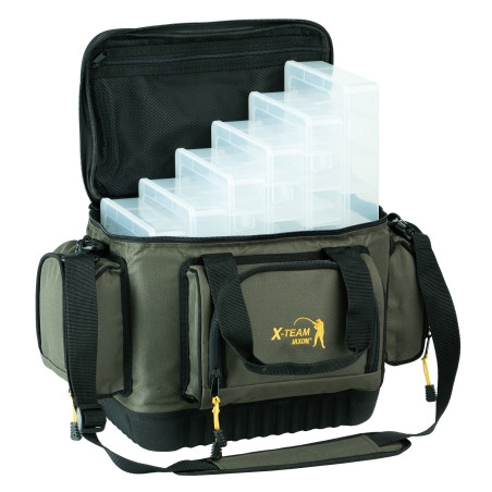 Torba Jaxon wędkarski + 6 pudełek Torba Jaxon wędkarski + 6 pudełek