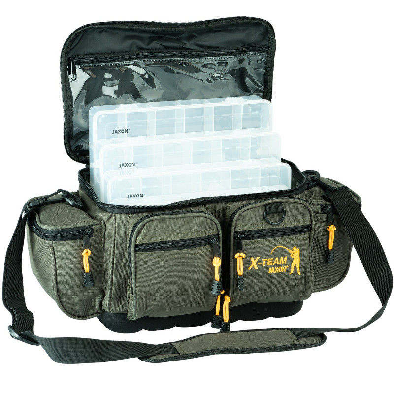 Torba Jaxon wędkarska UJ-XTX09 + 4 pudełka Torba Jaxon wędkarska UJ-XTX09 + 4 pudełka