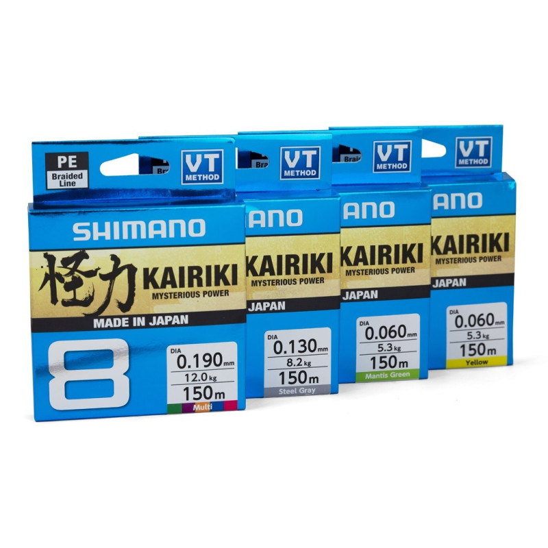 Plecionka Shimano Kairiki 8 300m / 0,19mm Plecionka Shimano Kairiki 8 300m / 0,19mm
