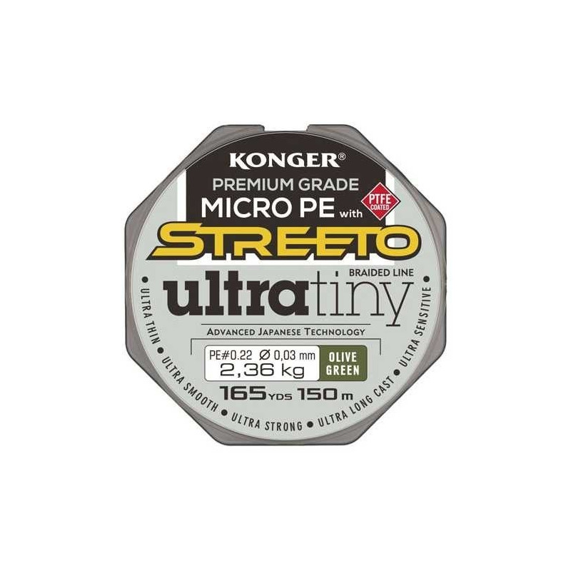 Plecionka Konger streeto ultra tiny 150m / 0,06mm Plecionka Konger streeto ultra tiny 150m / 0,06mm