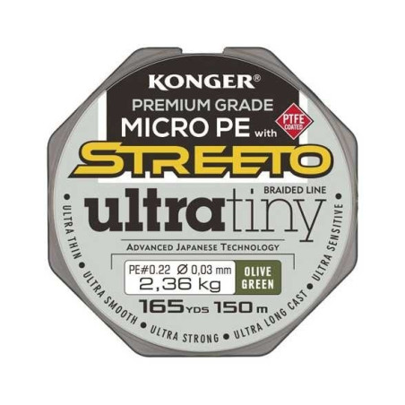 Plecionka Konger streeto ultra tiny 150m / 0,06mm