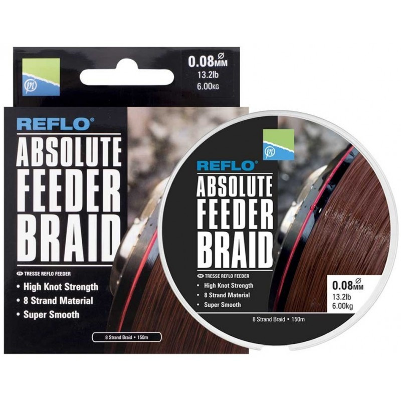 Plecionka Preston Reflo Absolute Feeder Braid 150m / 0,12mm Plecionka Preston Reflo Absolute Feeder Braid 150m / 0,12mm