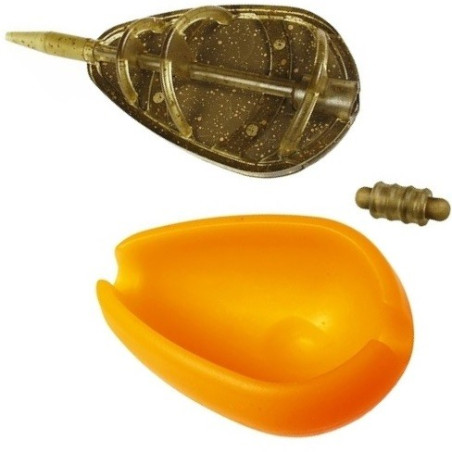Zestaw koszyk zanętowy plus format In-line Flat Method Feeder 25g / roz. small Drennan