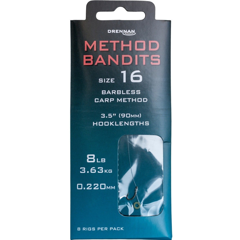 Zestaw Przyponowy Method Bandit Carp Method hak 8 Drennan Zestaw Przyponowy Method Bandit Carp Method hak 8 Drennan
