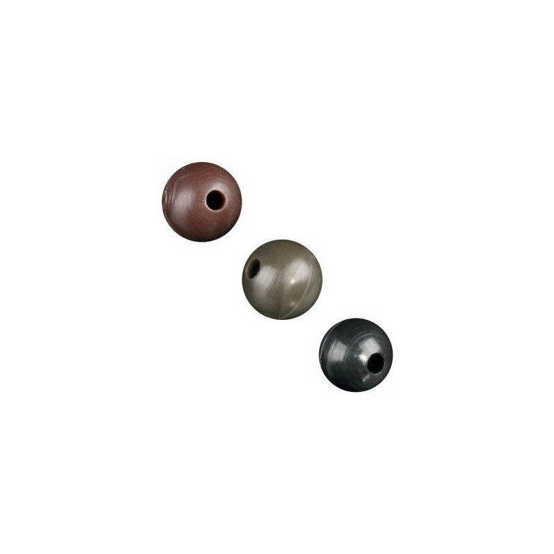 Miękki koralik sylikonowy brown / 6mm Mikado