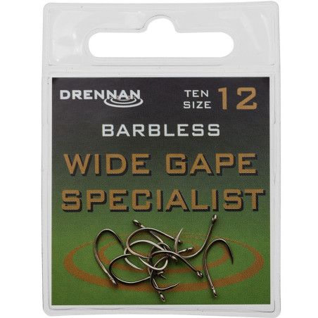 Haczyk Drennan Wide Gape Specialist Barbless roz. 8 Haczyk Drennan Wide Gape Specialist Barbless roz. 8