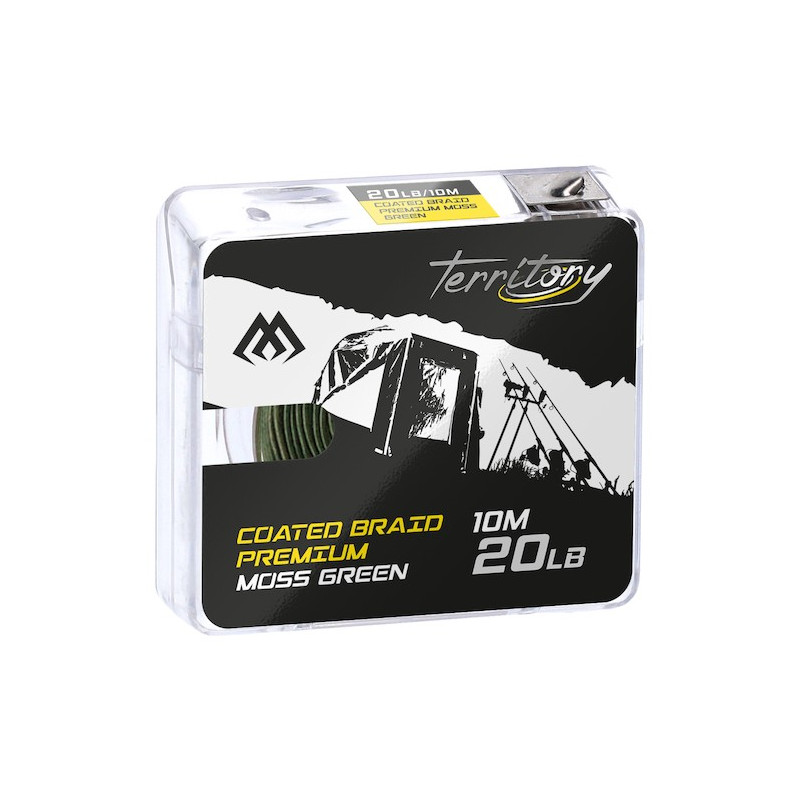 Plecionka Mikado w otulinie Coated Braid Premium 10m - 20lb brązowy