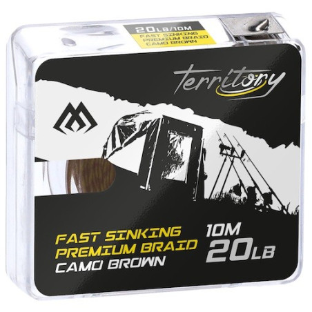 Plecionka przyponowa Mikado Fast Sinking Premium Braid 10m - 30lb zielony camo Plecionka przyponowa Mikado Fast Sinking Premium Braid 10m - 30lb zielony camo