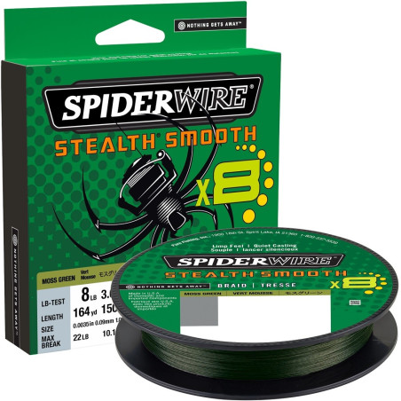 Plecionka SpiderWire Stealth Smooth 8 Moss Green 150m / 0,19mm Plecionka SpiderWire Stealth Smooth 8 Moss Green 150m / 0,19mm