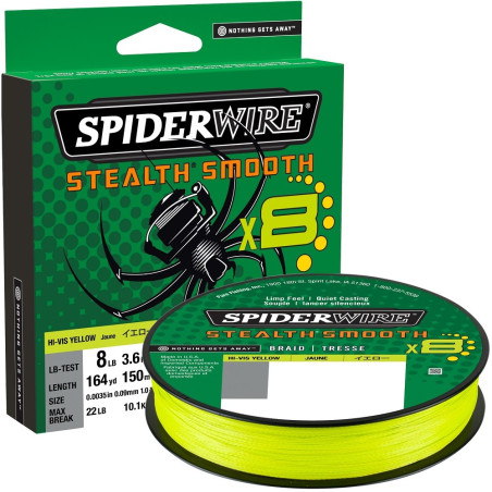 Plecionka SpiderWire Stealth Smooth 8 Yellow 150m / 0,33mm Plecionka SpiderWire Stealth Smooth 8 Yellow 150m / 0,33mm