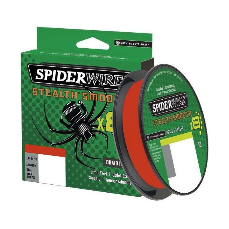 Plecionka SpiderWire Stealth Smooth 8 Red 150m / 0,11mm