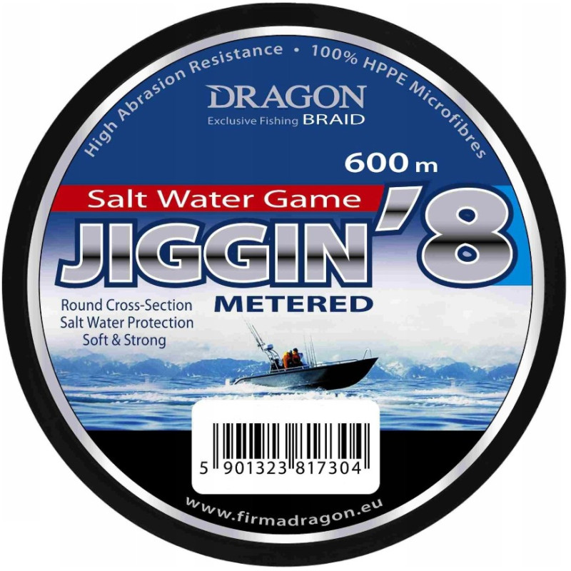 Plecionka Dragon Salt Water Game Jiggin 8 600m / 0.28mm Plecionka Dragon Salt Water Game Jiggin 8 600m / 0.28mm