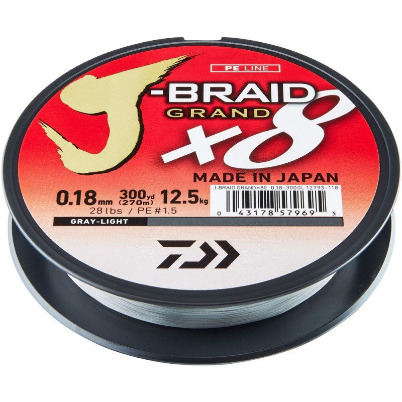 Plecionka Daiwa J-braid Grand X8 135m / 0.24mm Plecionka Daiwa J-braid Grand X8 135m / 0.24mm