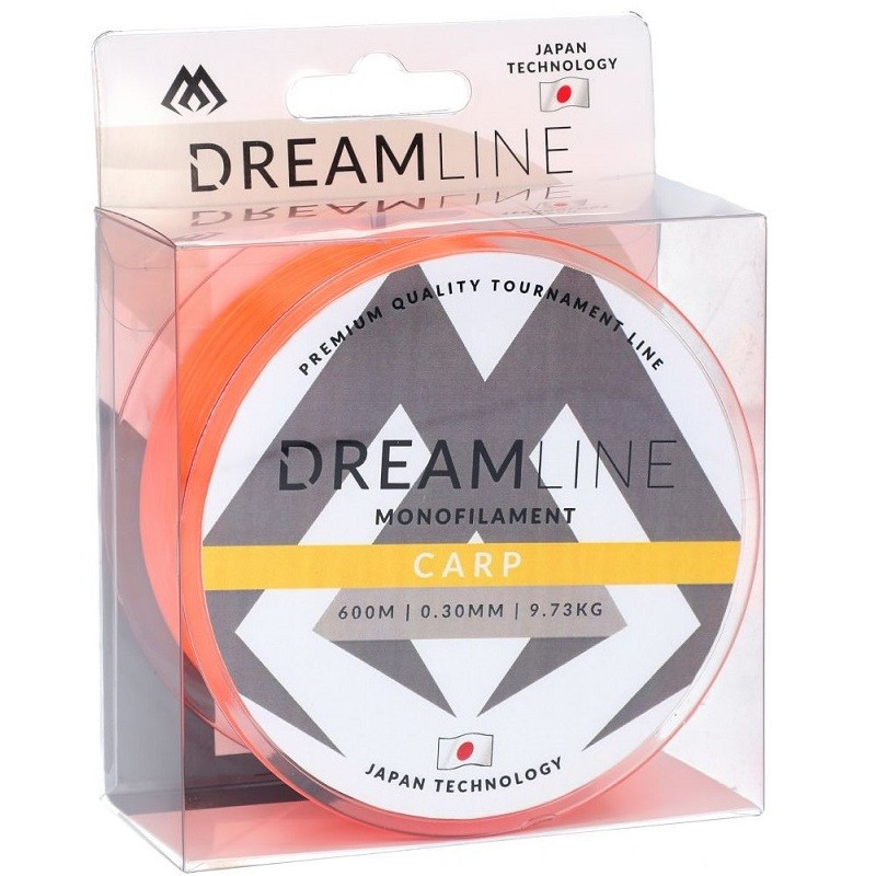 Żyłka Mikado Dreamline Carp 1200m - 0,33mm fluo pomarańczowy Żyłka Mikado Dreamline Carp 1200m - 0,33mm fluo pomarańczowy