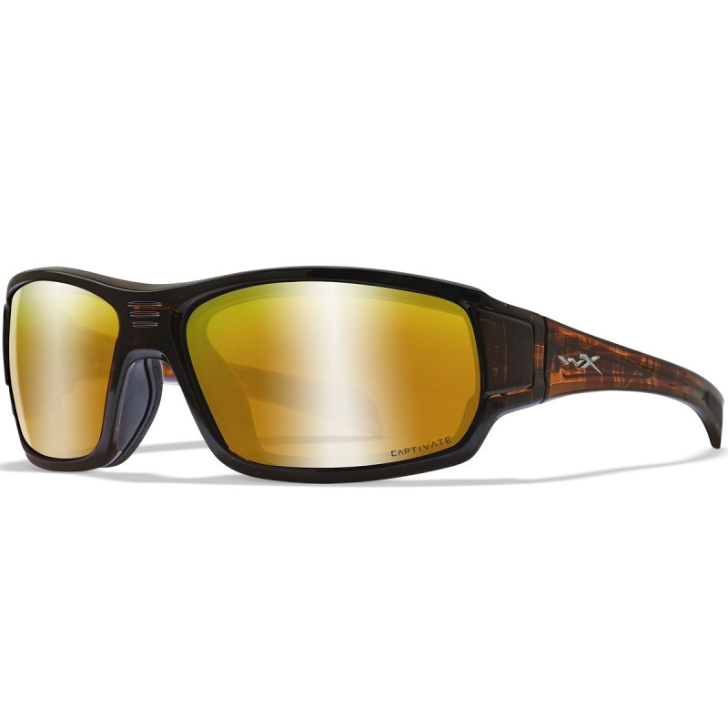 Okulary Wiley X BREACH Captivate Polarized Bronze Mirror Matte Hickory Brown Frame roz. m-l Okulary Wiley X BREACH Captivate Polarized Bronze Mirror Matte Hickory Brown Frame roz. m-l