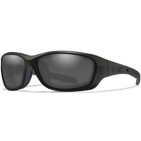 Okulary Wiley X GRAVITY Captivate Polarized Smoke Grey Matte Black Frame roz. m-l