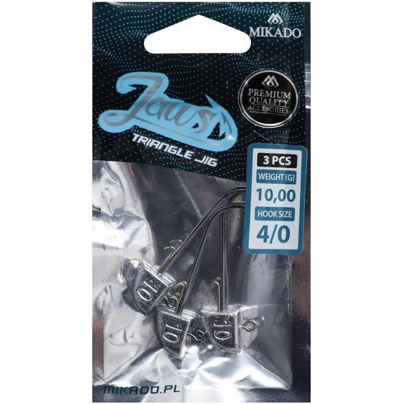Główka Jigowa Mikado Jaws trójkątna hak 2 / 6g / 3szt.
