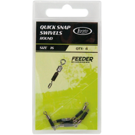 Łącznik przyponu Quick Snap Swivel Round roz. 18 Lorpio Łącznik przyponu Quick Snap Swivel Round roz. 18 Lorpio