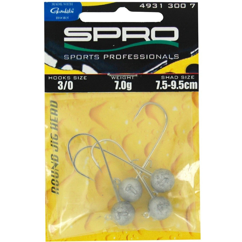 Główka jigowa Spro Round Jighead 22 hak 2/0 / 18g / 3szt. Główka jigowa Spro Round Jighead 22 hak 2/0 / 18g / 3szt.