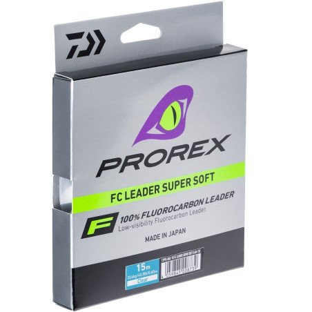 Fluorocarbon Daiwa Prorex FC Leader Super Soft 50m / 0,26mm