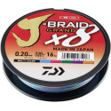 Plecionka Daiwa J-Braid Grand X8 Multikolor 300m 0,13mm Plecionka Daiwa J-Braid Grand X8 Multikolor 300m 0,13mm