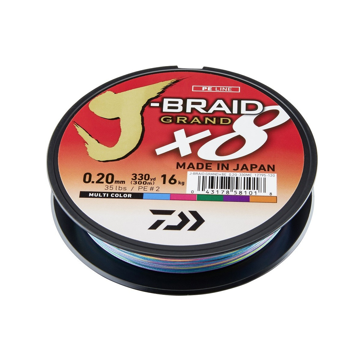 plecionka-j-braid-grand-x8-multikolor-300m-daiwa plecionka-j-braid-grand-x8-multikolor-300m-daiwa