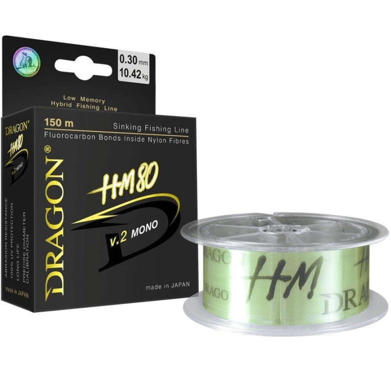 Żyłka Dragon HM80 V.2 Mono 50m / 0,182mm Żyłka Dragon HM80 V.2 Mono 50m / 0,182mm
