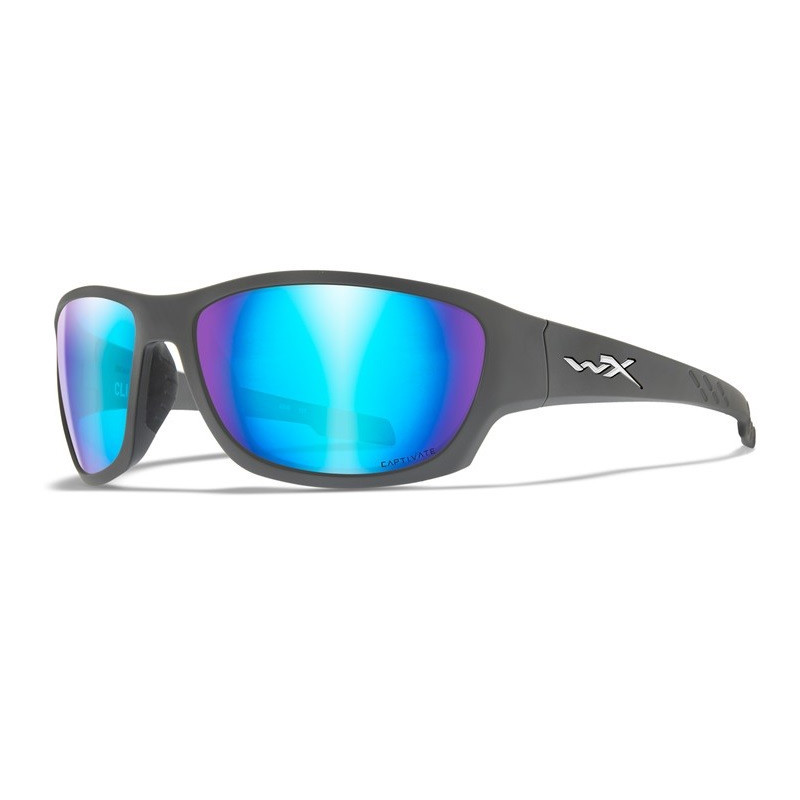 Okulary polaryzacyjne Wiley X CLIMB Captivate Blue Mirror Matte Grey Frame Okulary polaryzacyjne Wiley X CLIMB Captivate Blue Mirror Matte Grey Frame