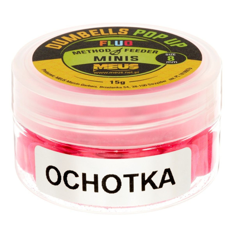 Kulki Meus Dumbells Fluo Pop Up MINIS 15g / 8mm Kulki Meus Dumbells Fluo Pop Up MINIS 15g / 8mm